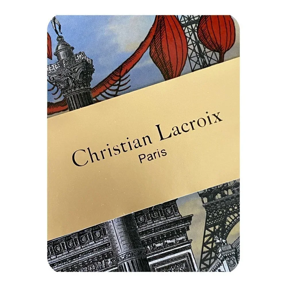 Christian Lacroix Paris 128 Pg Layflat Notebook with Ribbon Marker 6 x 8.5 NWT